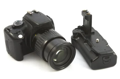 Old reflex camera Stock Photos
