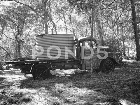 Old but reliable of farm vehicle Stock Photos