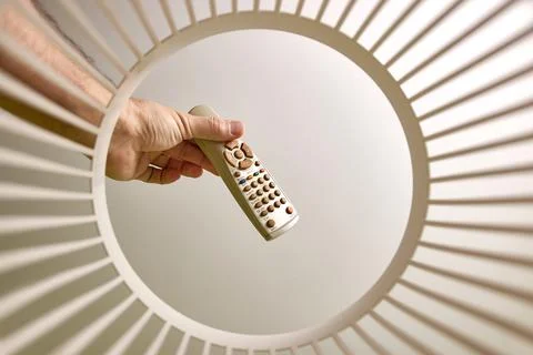 The old remote control is discarded and recycled in the trash. View from be.. Fotos Stock