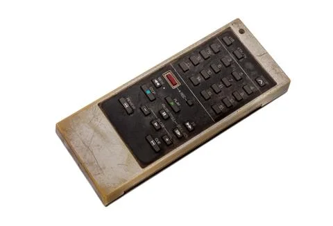 Old remote control for television Stock Photos