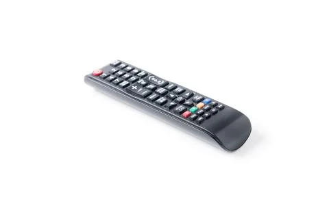 Old remote control tv isolated Stockfoto's