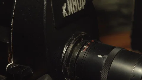 Old reporting chamber Video stock 127638018