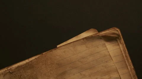 Old retro aged paper sheets, copy space background pages vintage textured Stock Footage 308915637