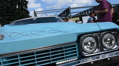 Old retro car  BUICK ELECTRA 225 LIMITED Video stock 115447586