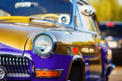 Old retro car Stock Photos