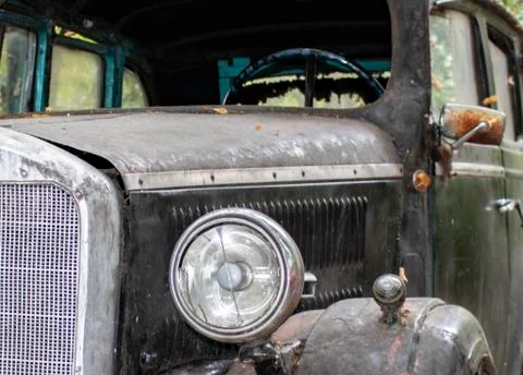 Old retro car. Stock Photos