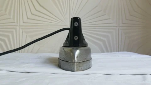 Old retro electrical iron Stock Footage 104299106