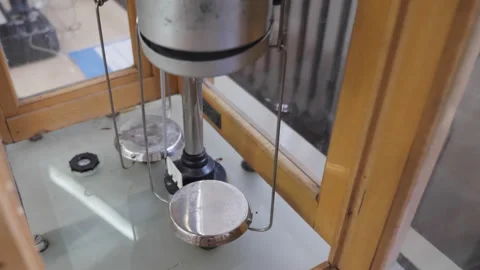 Old Retro Laboratory Scales Stock Footage 296555380