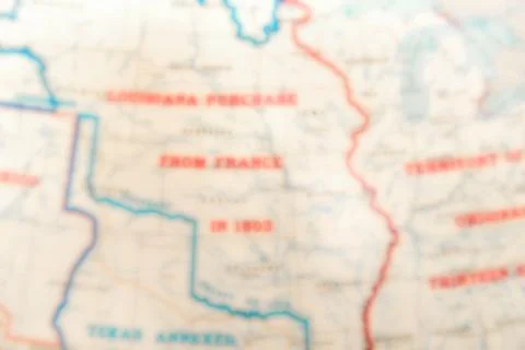 Old retro map of the mainland without focus. Blur map of the area Stock Photos