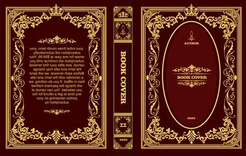 Old retro ornament frames. Royal Golden style design. Vintage Border to be pr Stock Illustration