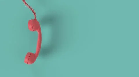 Old retro phone handset image Illustrazione stock