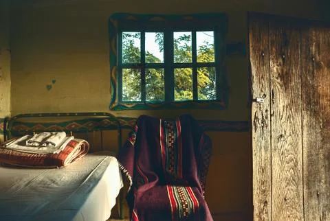 Old Retro Room Foto stock