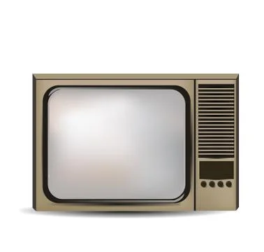Old retro tv 스톡 일러스트