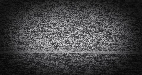 Old Retro TV - Static TV Noise signal er, Stock Video