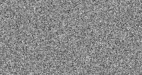 Old Retro TV - Static TV Noise signal error Stock Footage 287494154
