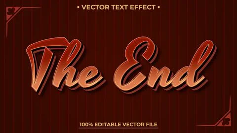 Old Retro vintage text effect casino editable Stock Illustration
