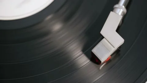 Old retro vinyl record. Stock Footage 149482398
