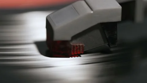 Old retro vinyl record. Stock Footage 149679580