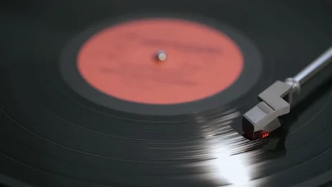 Old retro vinyl record. Stock Footage 149735205