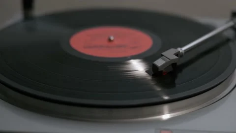 Old retro vinyl record. Stock Footage 150018123