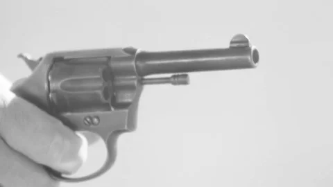 Old Revolver Video stock 72990891