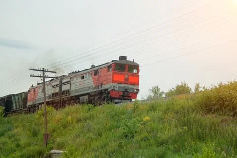 Old riding train Stock Photos