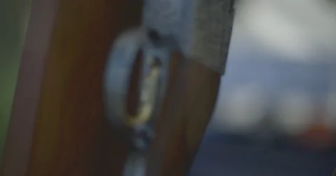 Old Rifle Cock Stock Footage 58950537