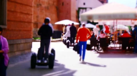 Old Riga street timelaps Stock Footage 66112352