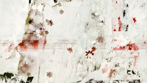 Old ripped blank torn grunge posters texture background Stock Footage 139038518