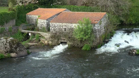 Old River mill Video stock 107903709