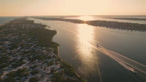 Old River Sunset 스톡 동영상 221951657