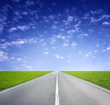 Old road Stock Illustration