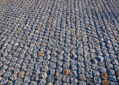 Old road pavement Stock Photos