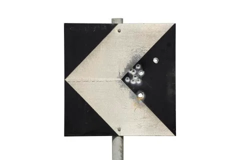 Old road sign Stock Photos