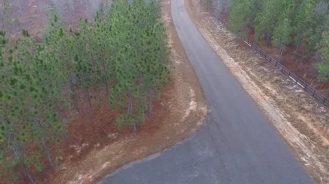 Old road to sunset Stock Footage 90437239