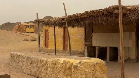 Old Roadside Vendor Structure Showcasing Weathered Facade And Atmospheric Decay Stock Footage 337939966