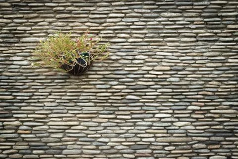 Old rock wall background Stock Photos