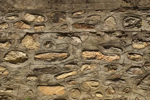 Old rock wall 스톡 사진