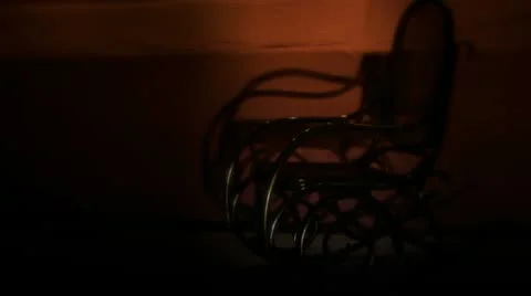 Old rocking chair 스톡 동영상 9605586