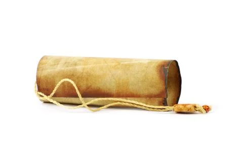 Old rolled paper Stock Photos