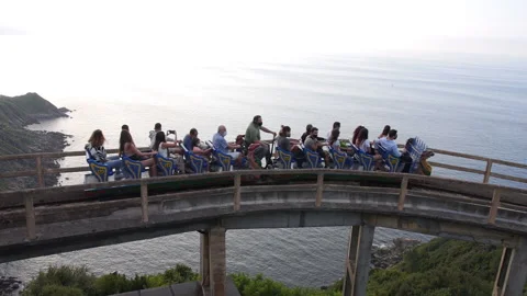 Old Rollercoaster Stock Footage 162486041