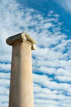 Old roman columns Stock Photos