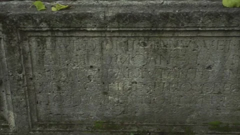 Old Roman Tomb Stock Footage 152508153