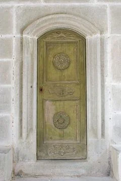 Old romance door Stock Photos