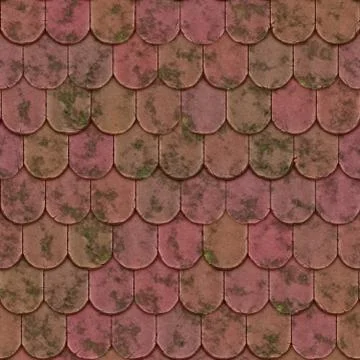 Old roof seamless generated texture Stock Illustration
