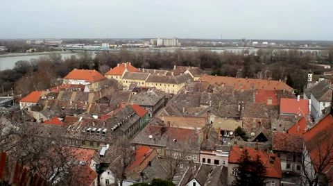 Old Roofs Medieval City, Camera Movement Video stock 38277975