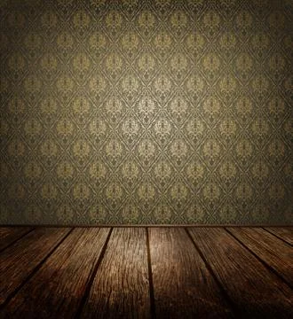 Old Room Stock Illustration