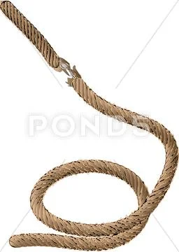 Old rope Stock Illustration