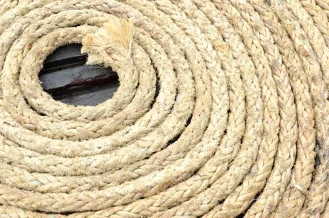 Old rope 스톡 사진