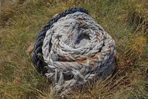Old rope. Stock Photos